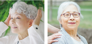 女性カット写真